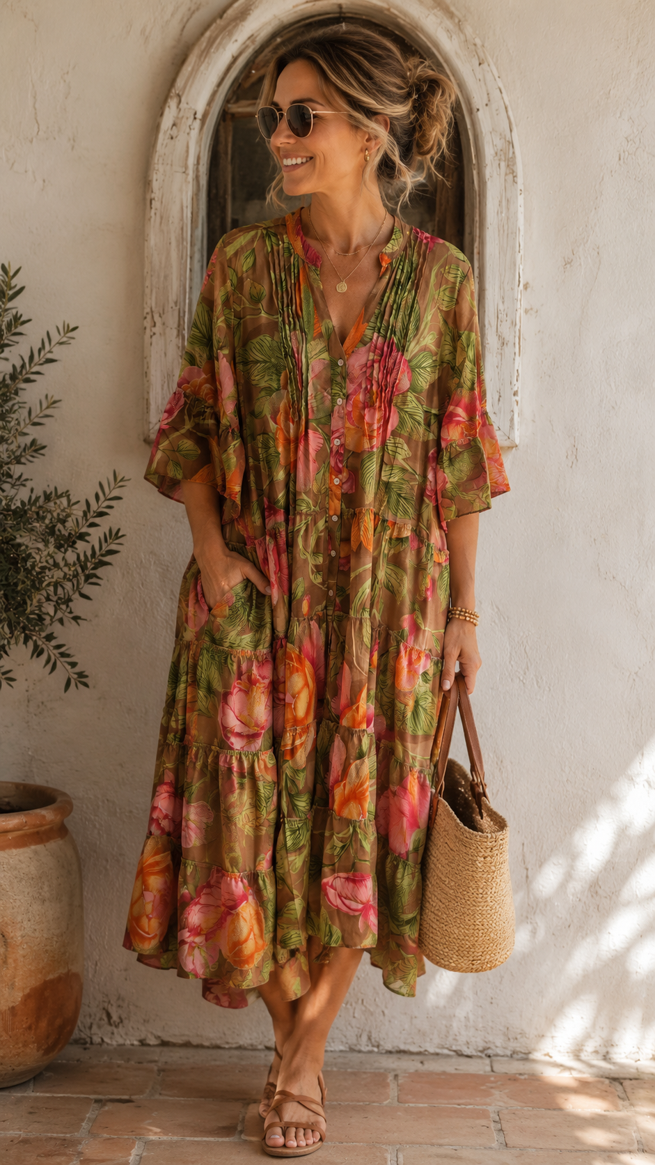Plus size maxi mekko