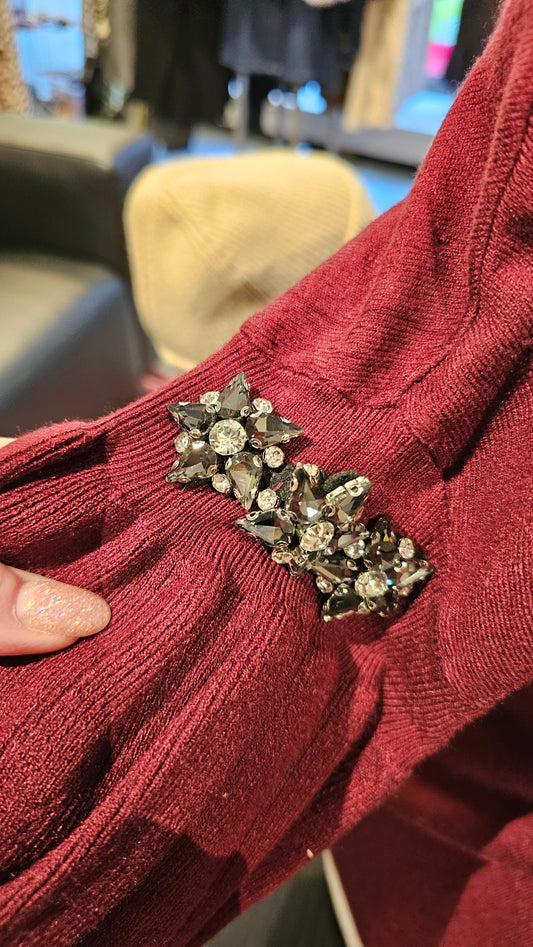 Pussihihainen neule.