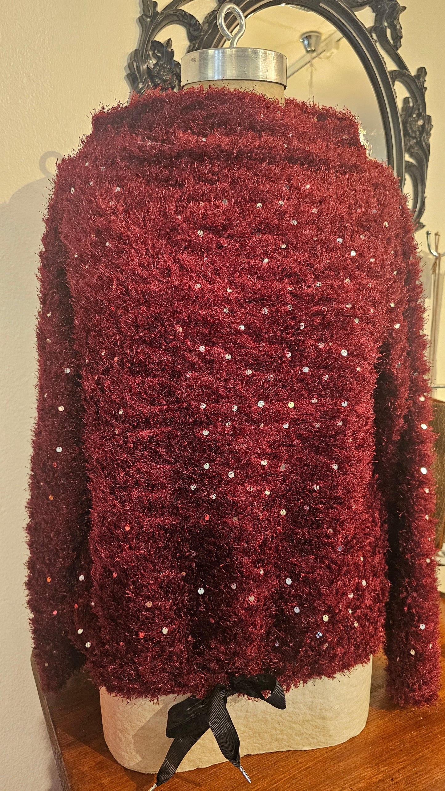 Paljetti pusero kaksi väriä