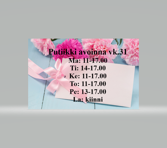 Uutta lämpöstä saapunut