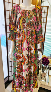 Kirjava maxi mekko