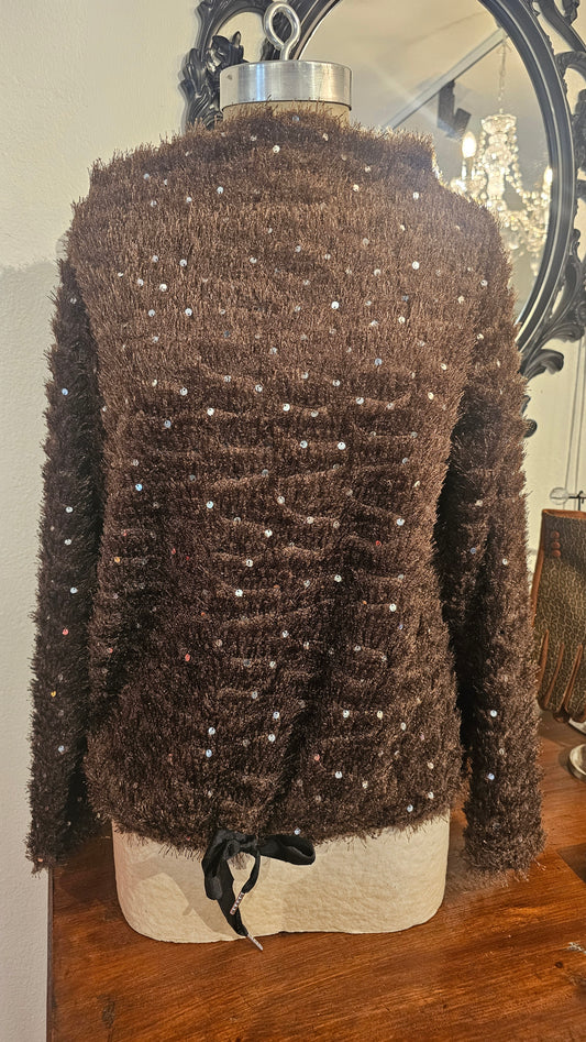 Paljetti pusero kaksi väriä