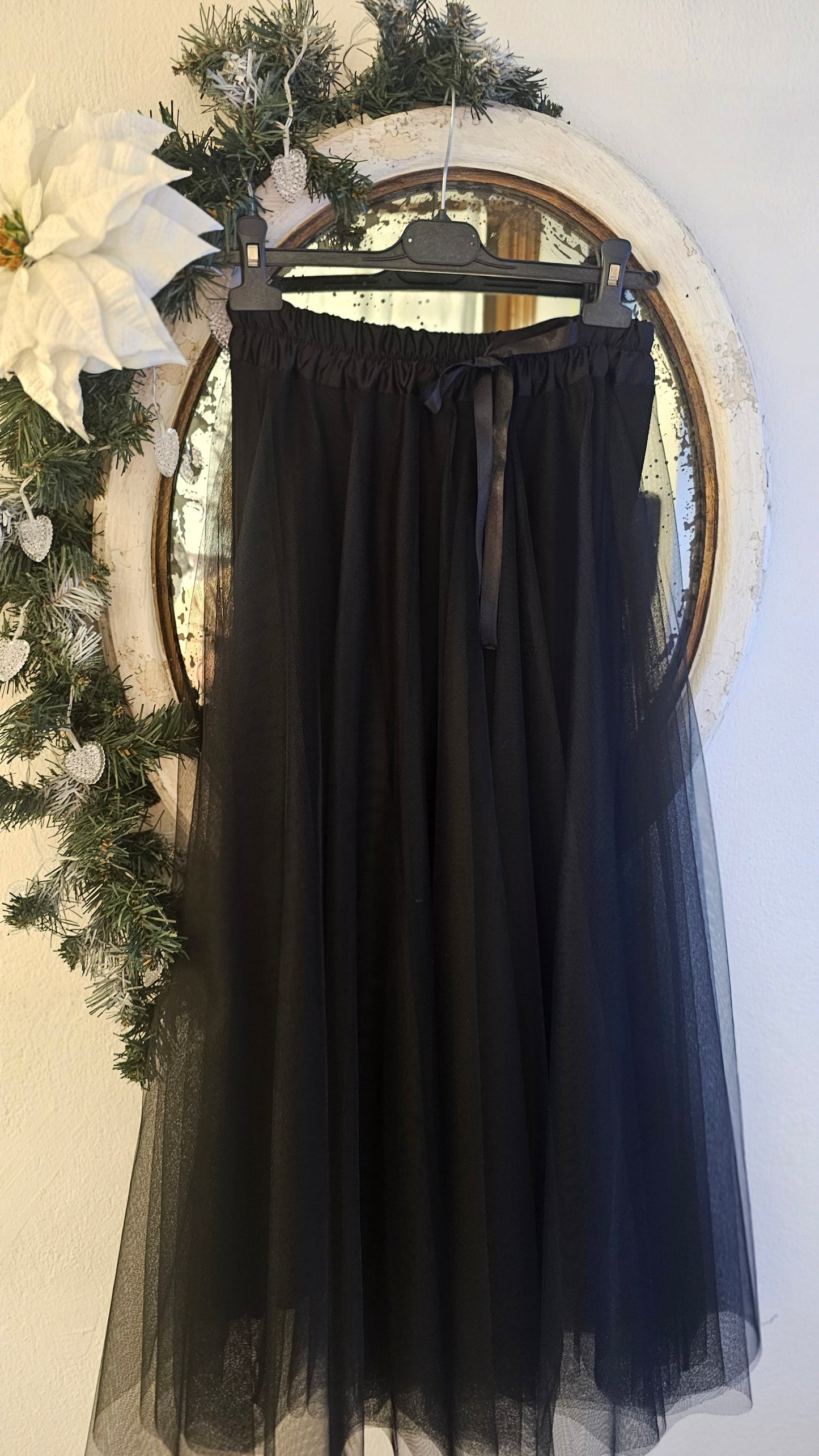 Sifonki hame punainen,ruskea ja musta