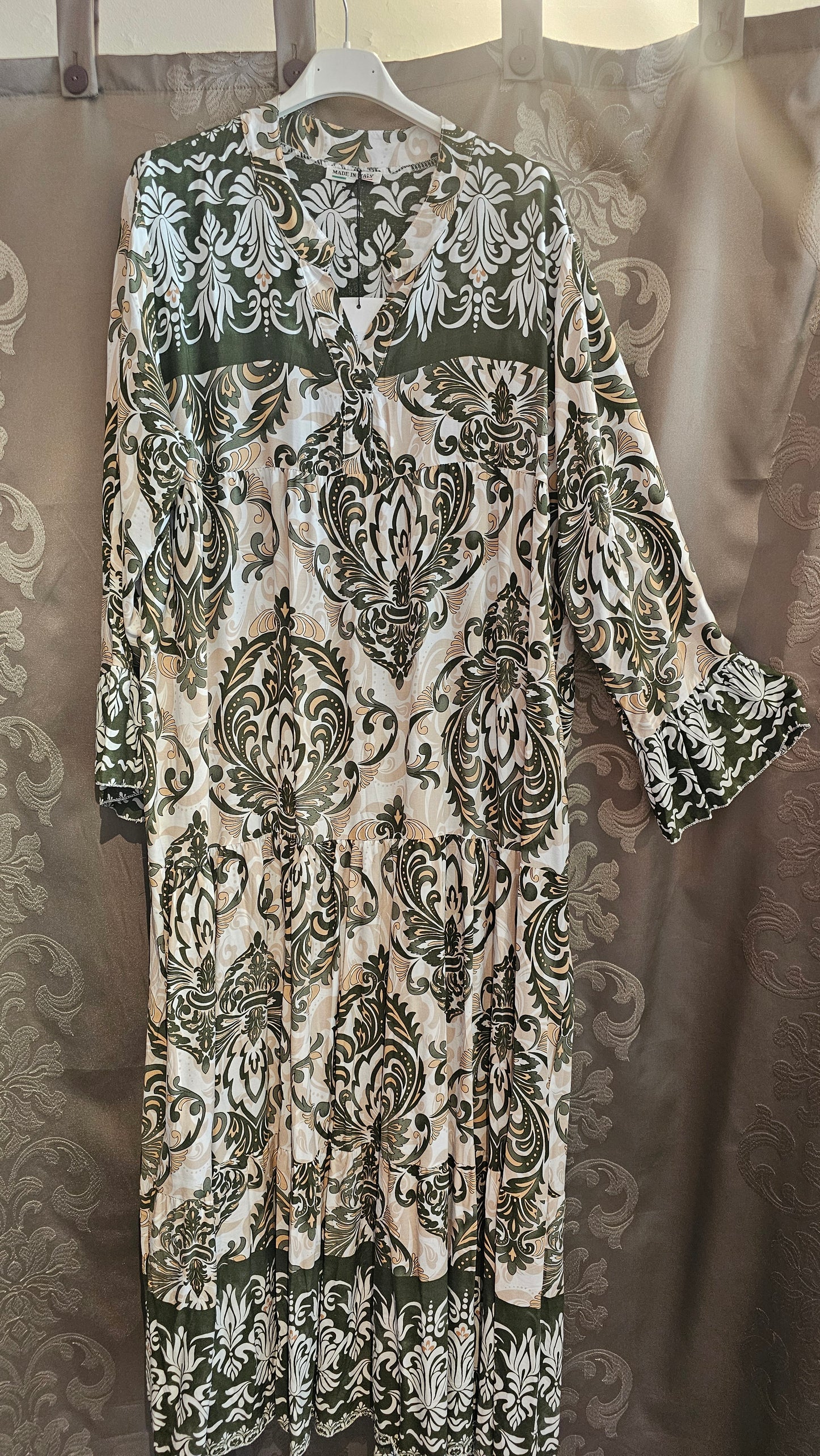 Oriental mekko vihreä ja sininen