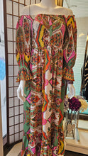 Lataa kuva Galleria-katseluun, Kirjava maxi mekko